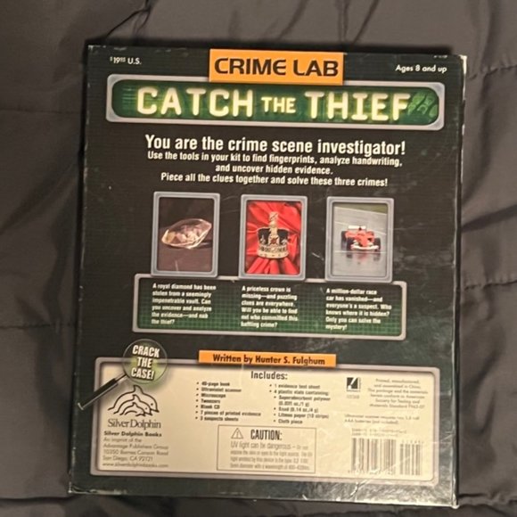 New Crime Lab Catch the Thief Book Activity Kit - Picture 7 of 8